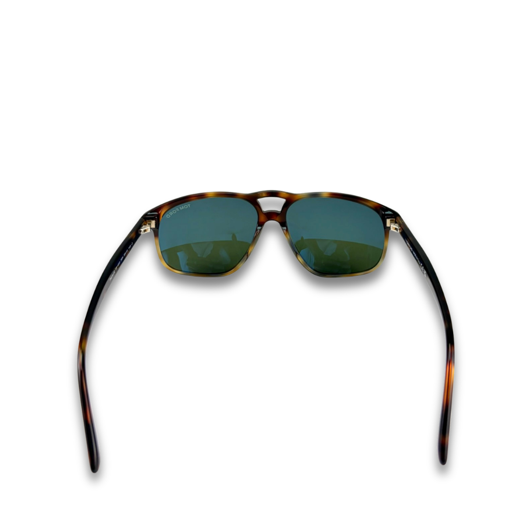 Tom Ford Tortoiseshell Aviator Sunglasses