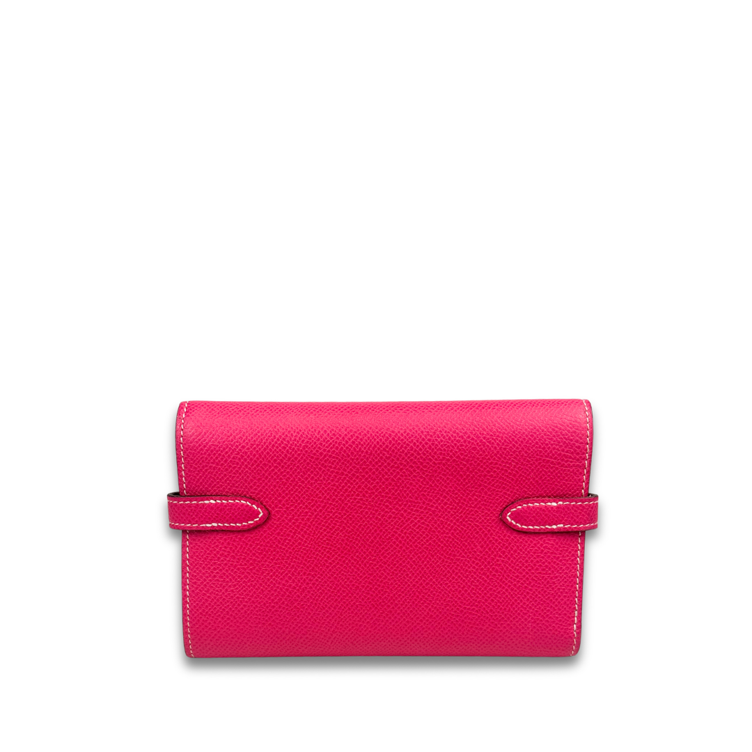 Hermès Hot Pink Epsom Kelly Medium Wallet