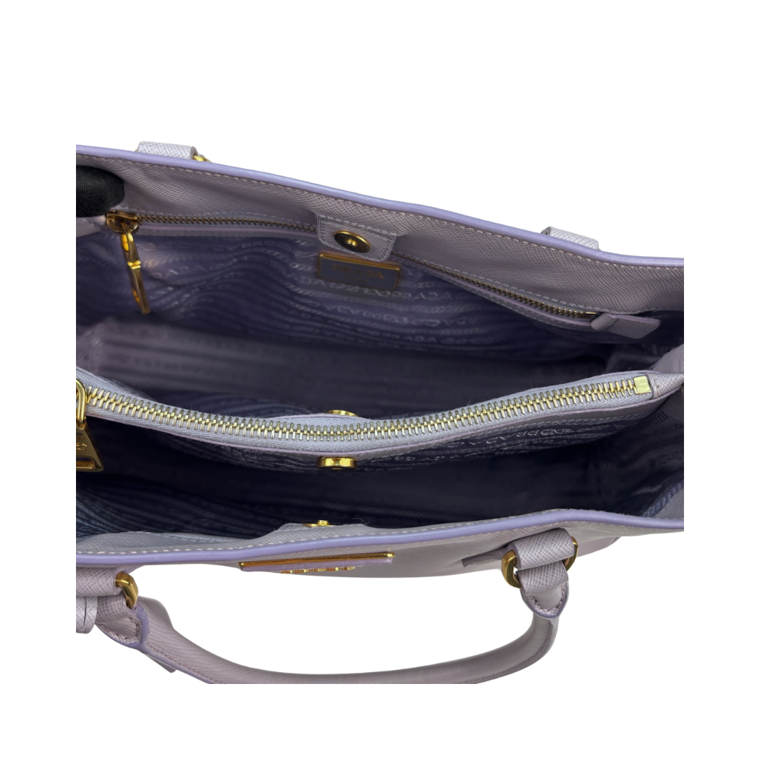 Prada Medium Lilac Galleria Tote