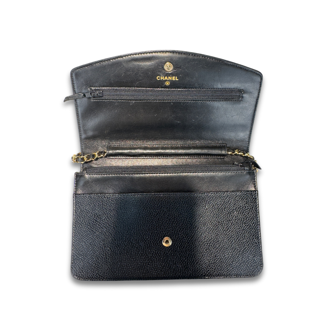 Chanel Caviar Timeless Wallet on Chain