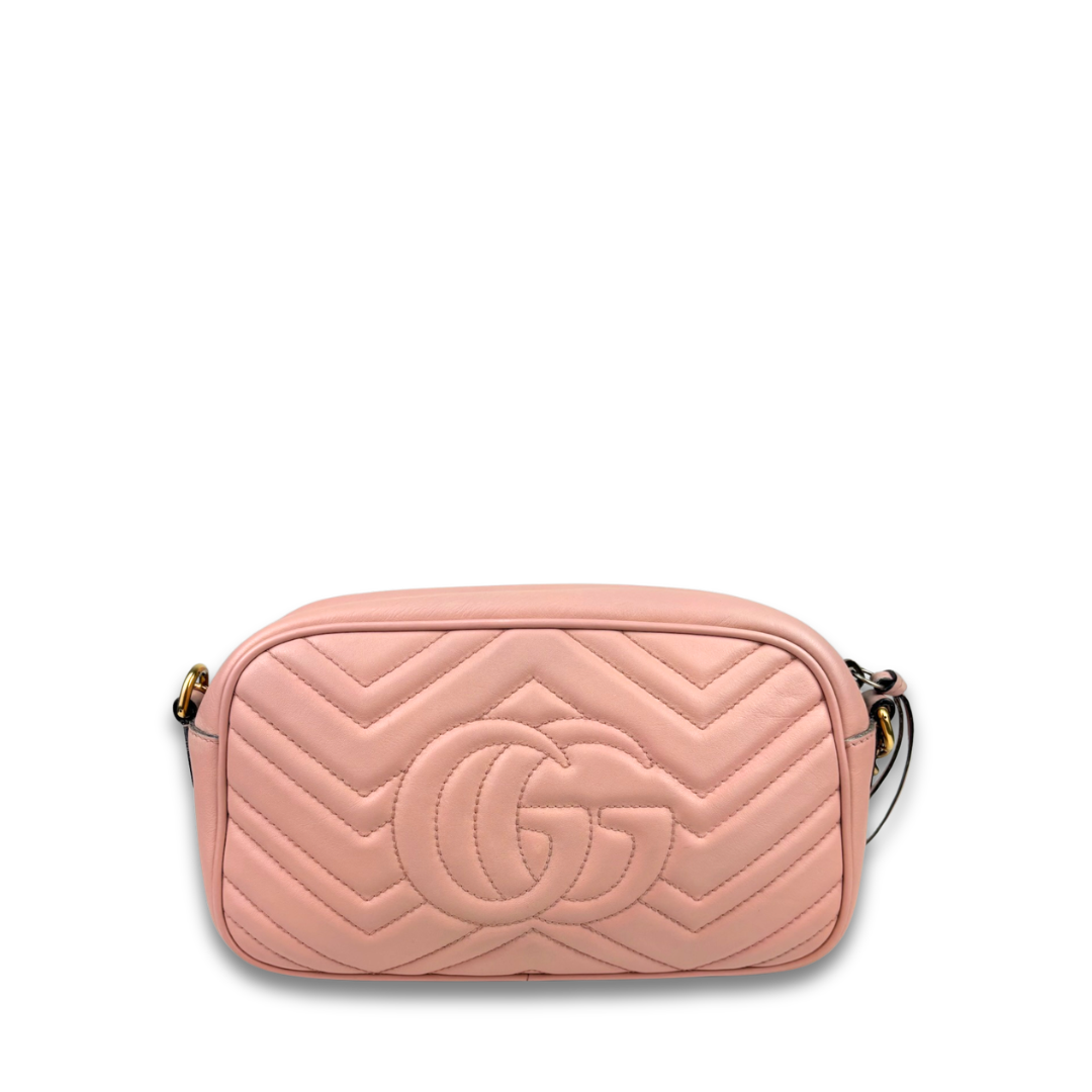 Gucci Pink Marmont Camera Bag
