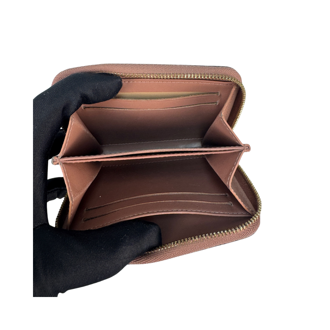 Louis Vuitton Black Monogram Mat Zippy Coin Purse