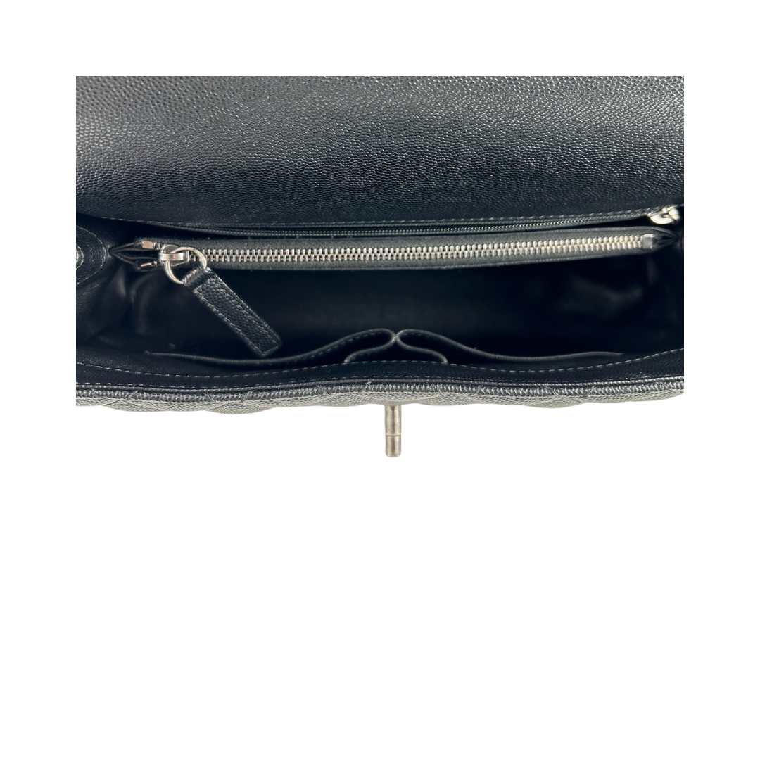 Chanel Medium Lizard Coco Top Handle