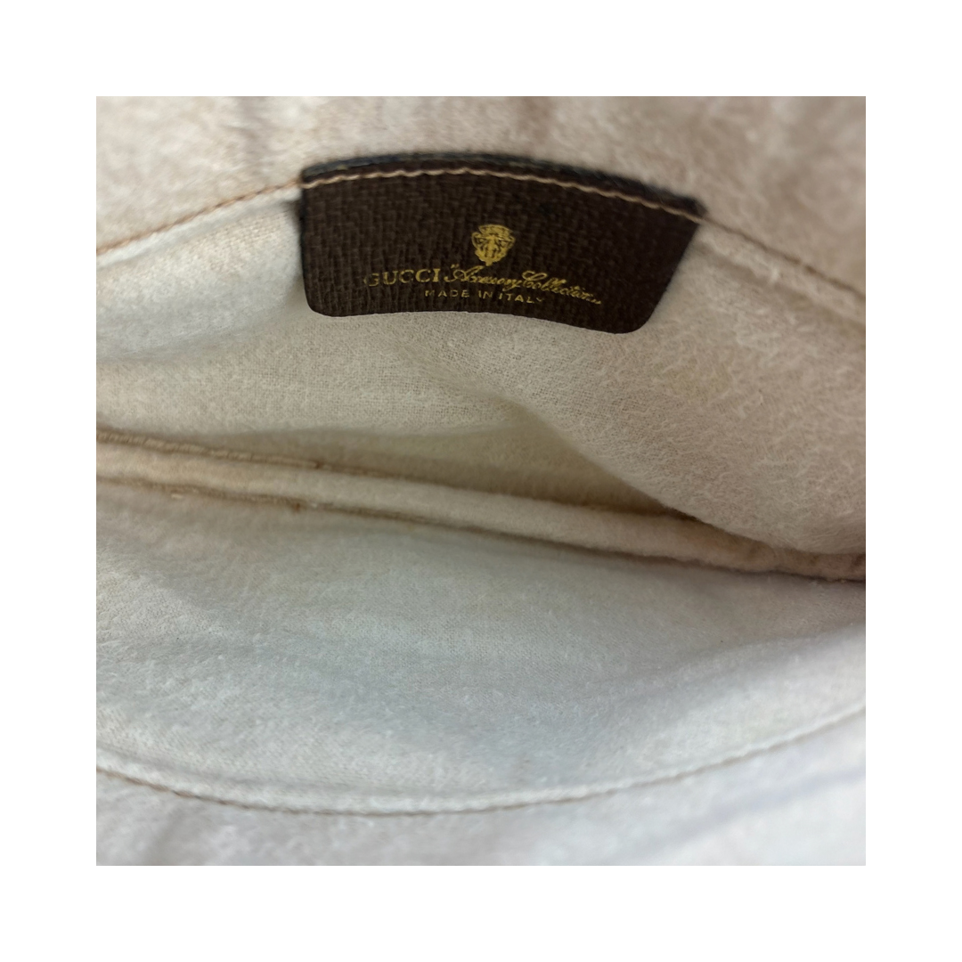 Gucci Brown GG Flat Crossbody
