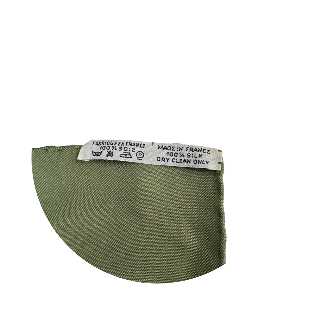 Hermès 'Forest Forage' Silk Scarf 90