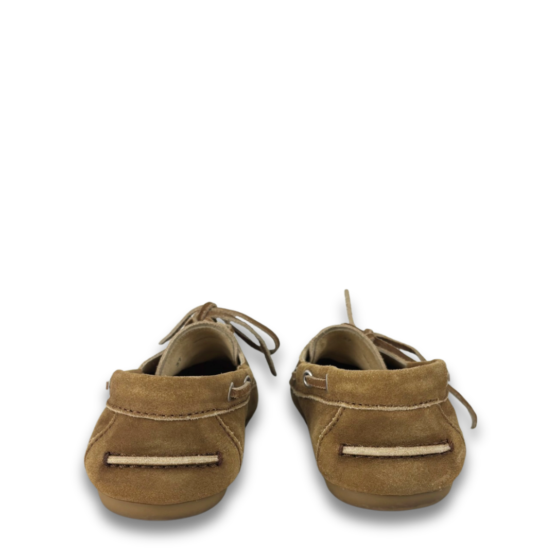 Miu Miu Tan Suede Deck Shoes - Size 37