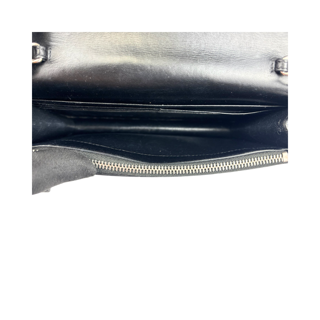 YSL Croc-Embossed Small Kate Tassel Bag
