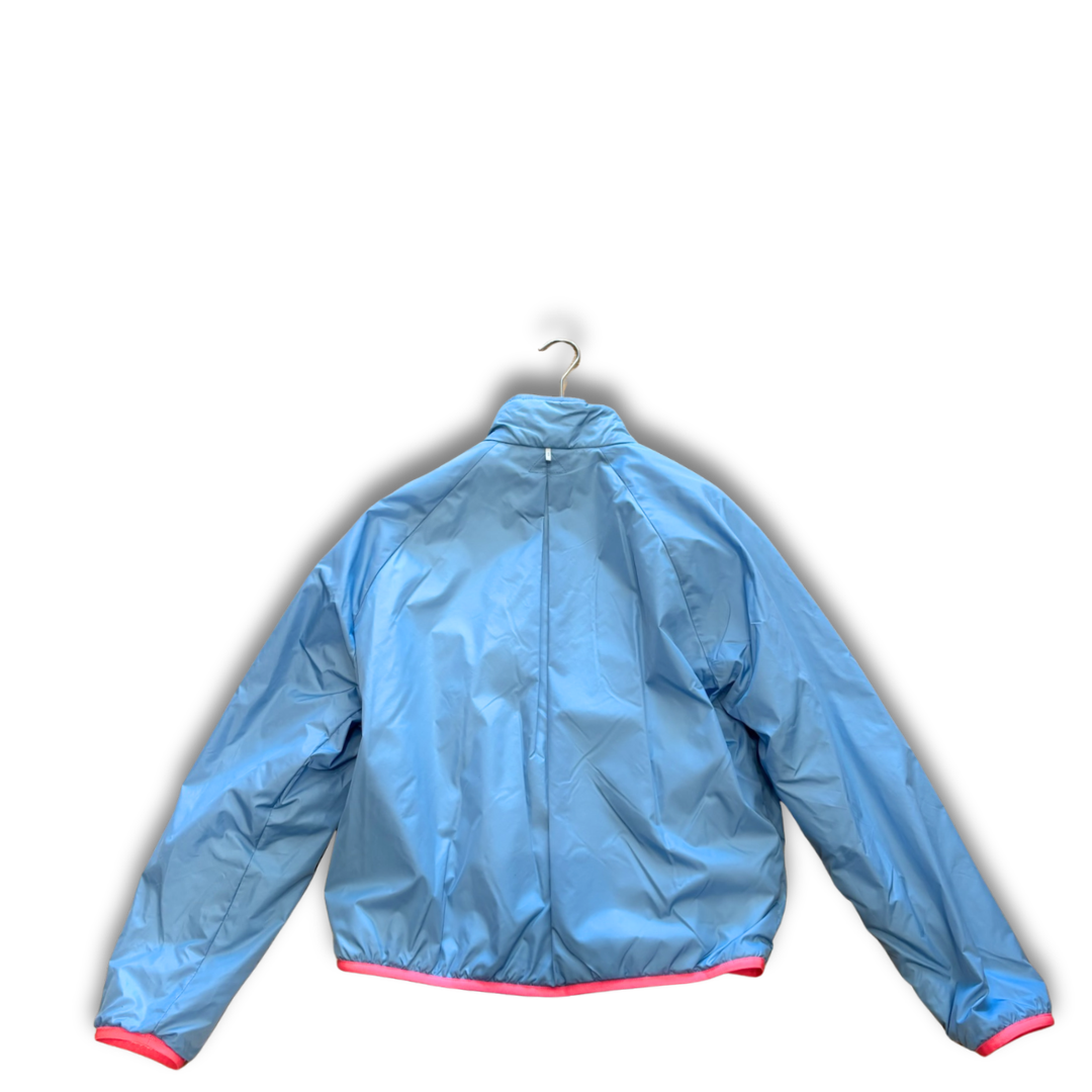 Moncler Light Blue Reversible Fleece Bomber