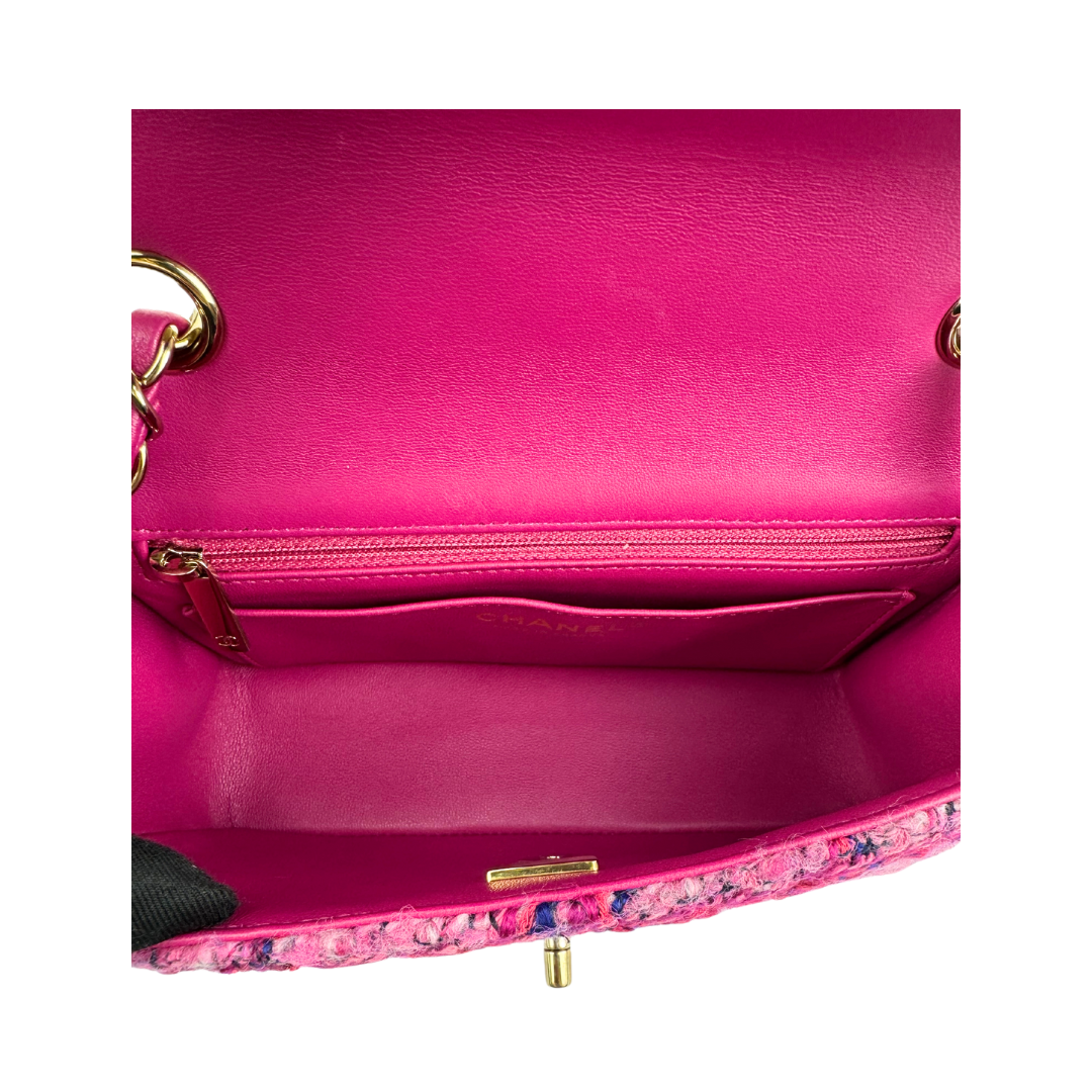 Chanel Tweed Mini Flap Bag | Lola Saratoga