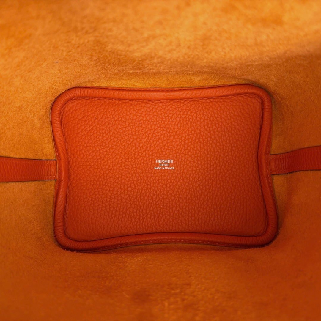 Hermès Clemence Picotin Orange 18