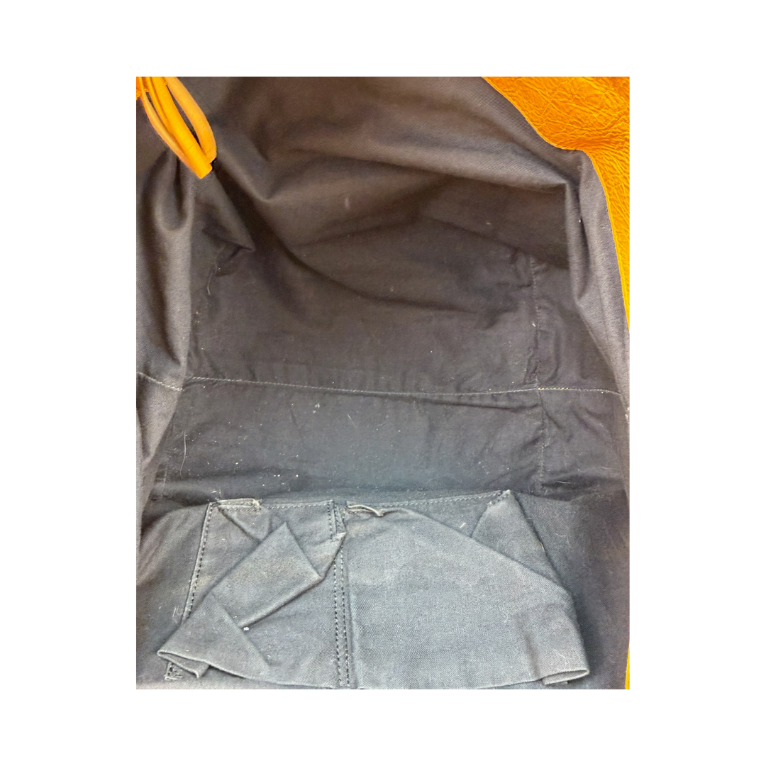 Balenciaga Orange Motorcross Sunday Tote
