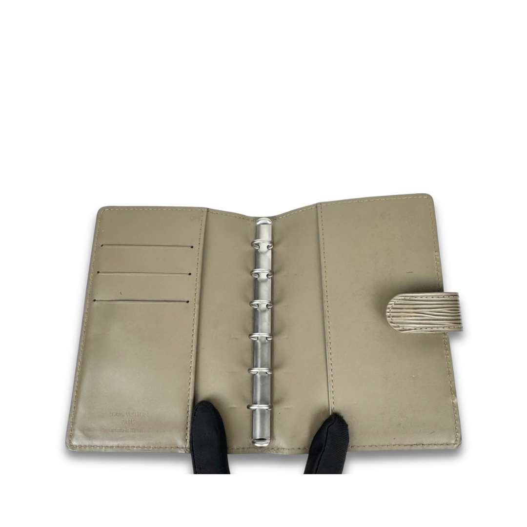Louis Vuitton Grey Epi Leather Agenda PM