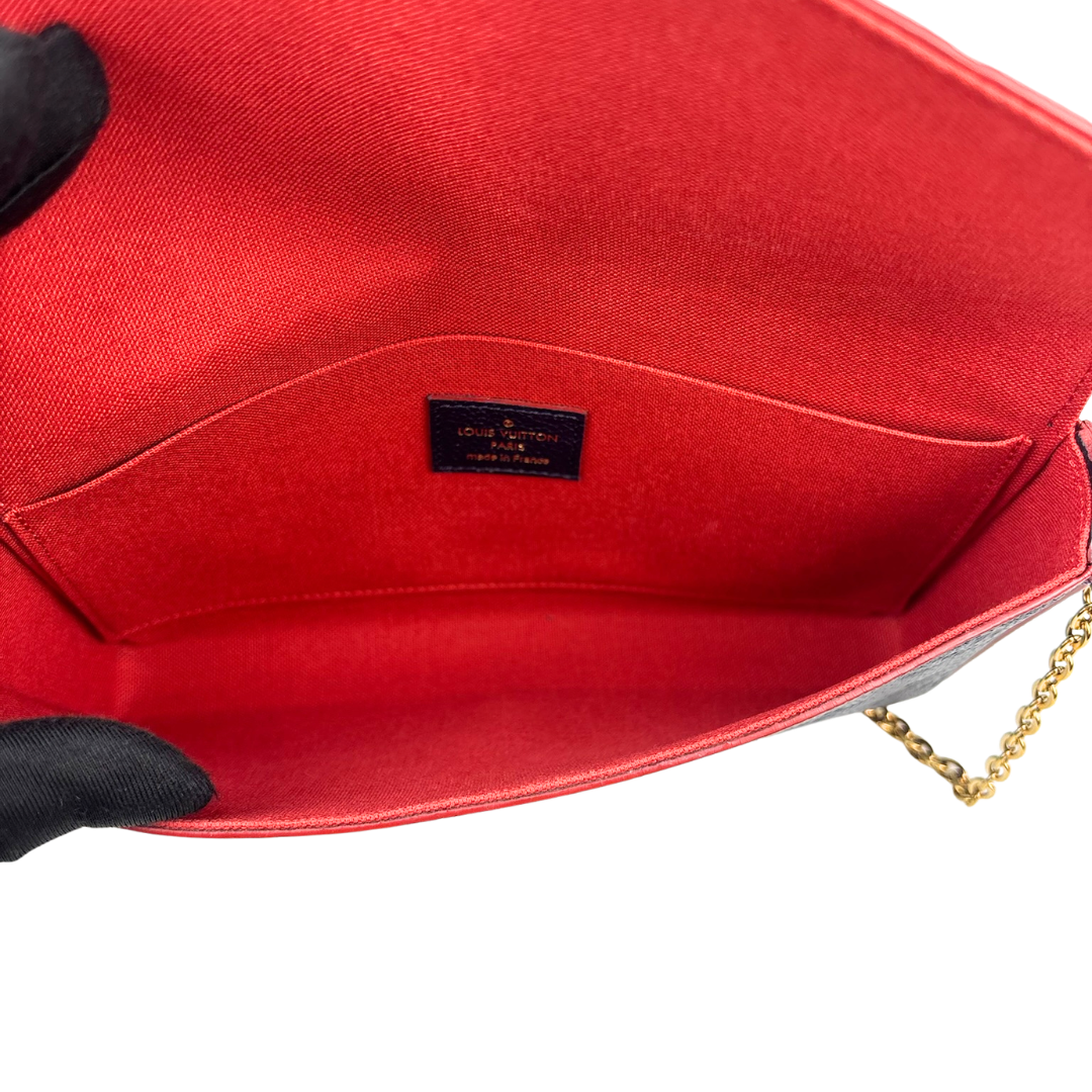Louis Vuitton Navy Empreinte Pochette Felicie