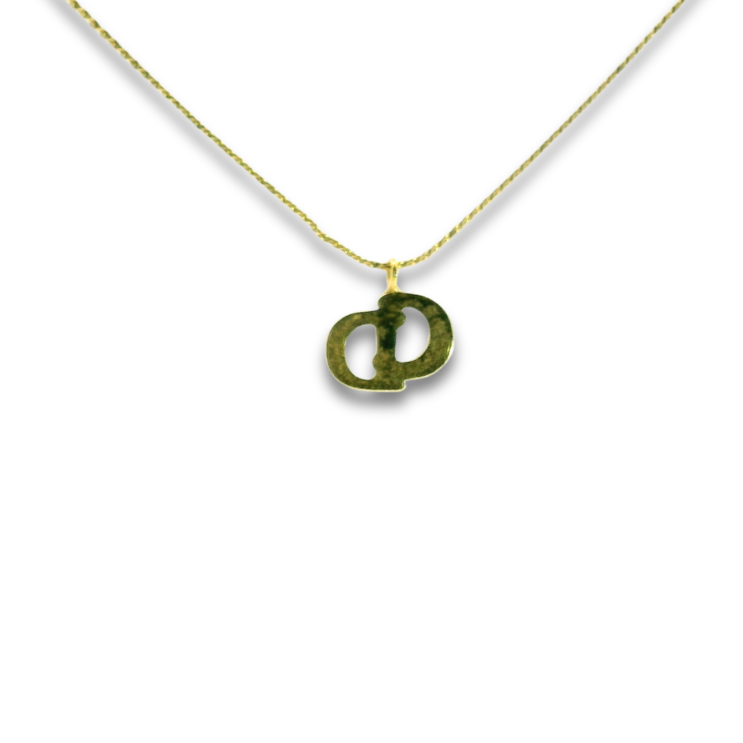 Dior Gold CD Necklace
