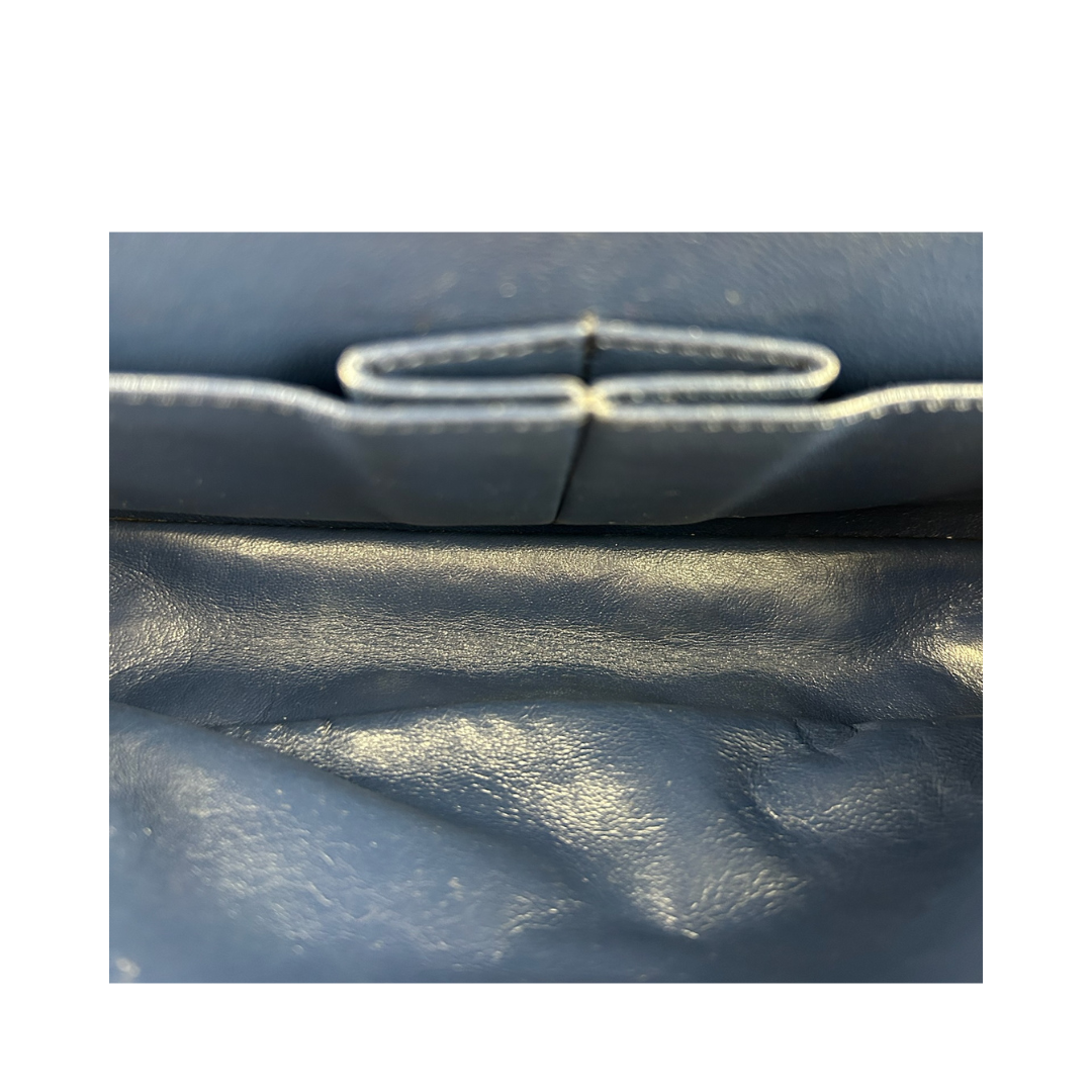 Chanel Blue Caviar Small Double Flap