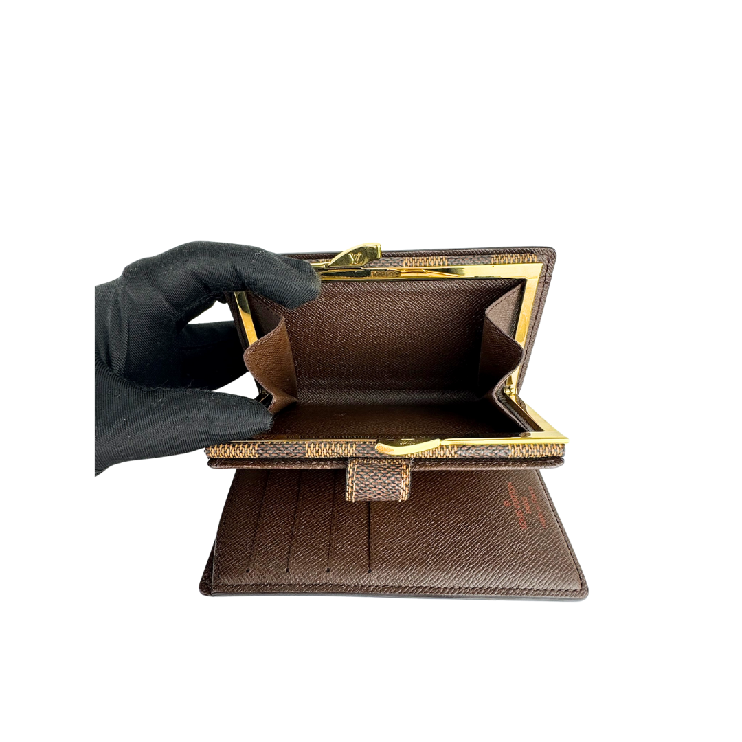 Louis Vuitton Damier Ebene French Purse Wallet