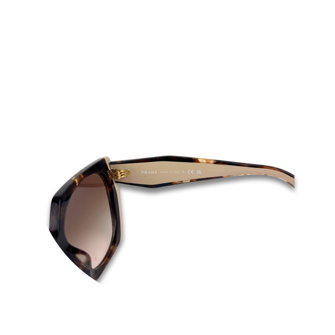 Prada Oversized Tortoiseshell Sunglasses