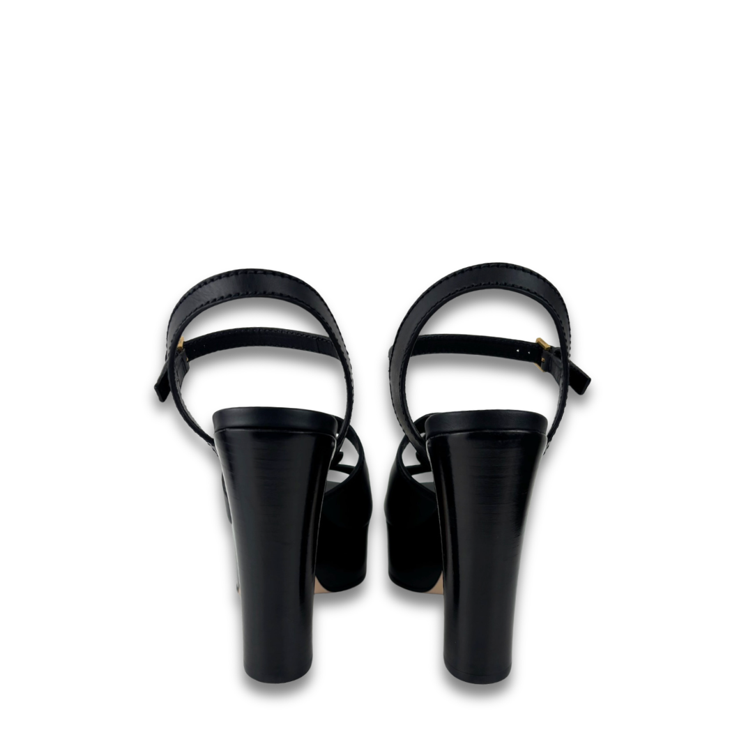 Gucci Interlocking G Platform Sandals - Size 37