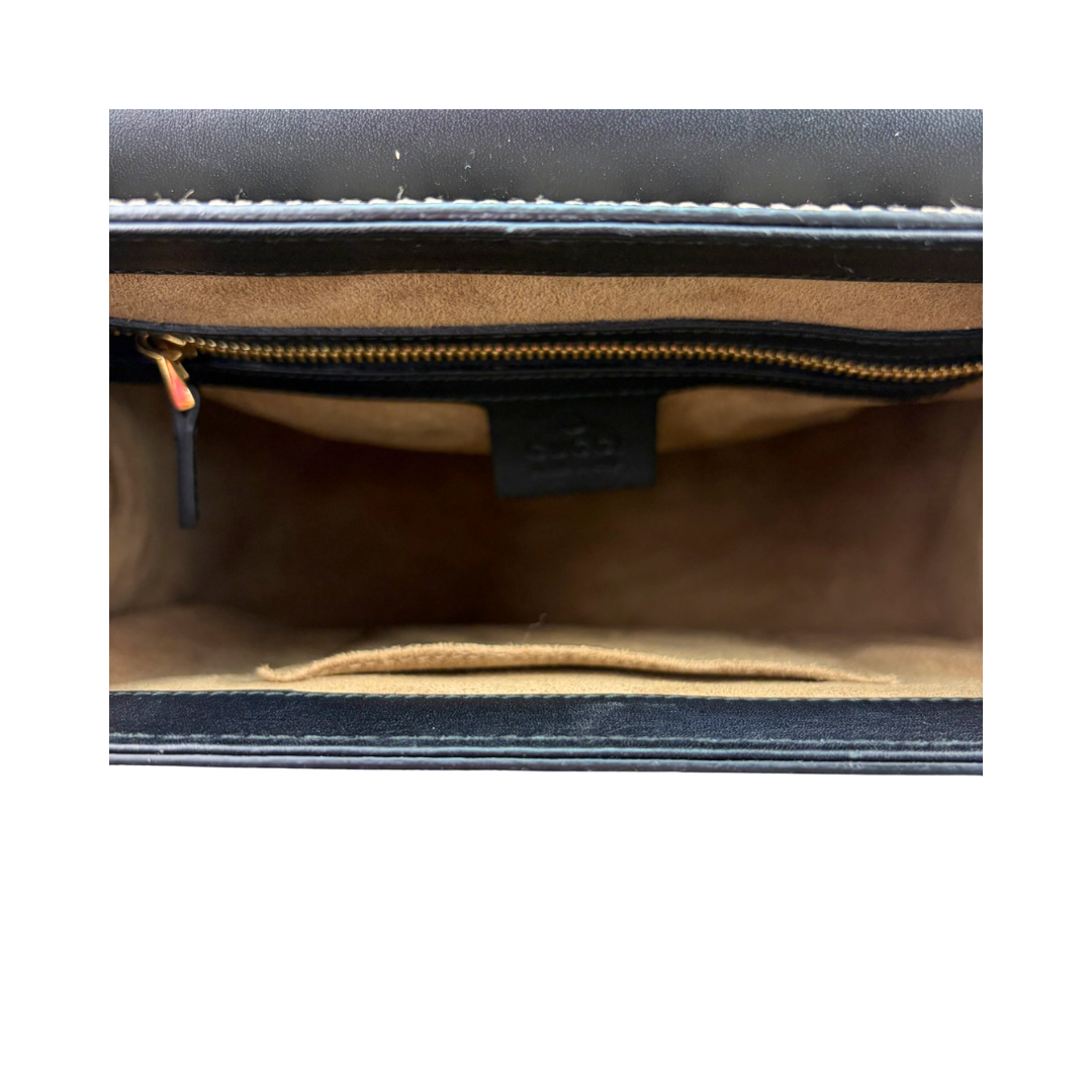 Gucci Supreme Medium Padlock Top Handle