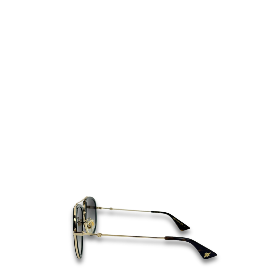 Gucci Metal Web Aviators