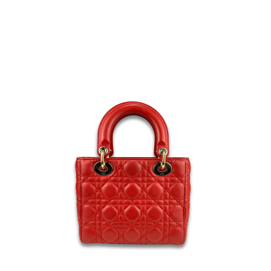 Dior Red Small Lady Dior