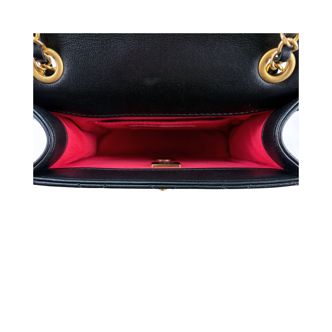 Chanel Braided Mini My Own Frame Flap Bag