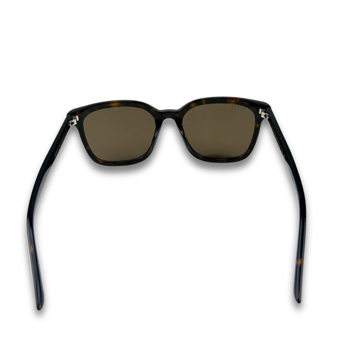 Gucci Square Tortoiseshell Sunglasses