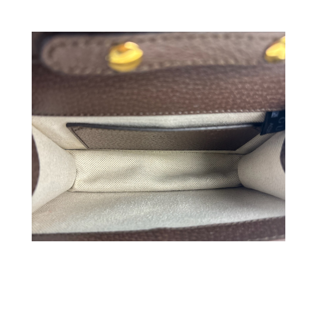 Gucci Mini Ophidia Top Handle Chain Bag