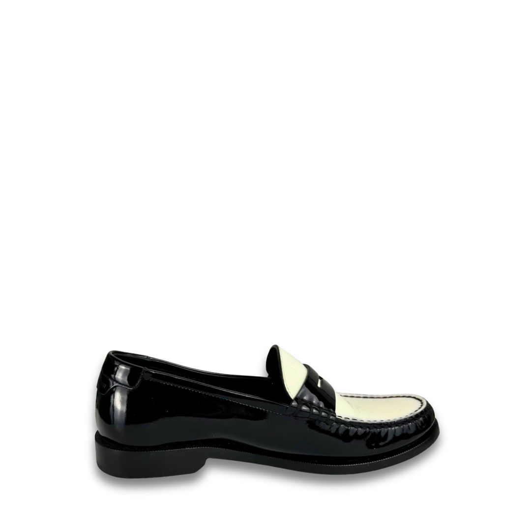 YSL Patent Leather Penny Loafers - Size 38