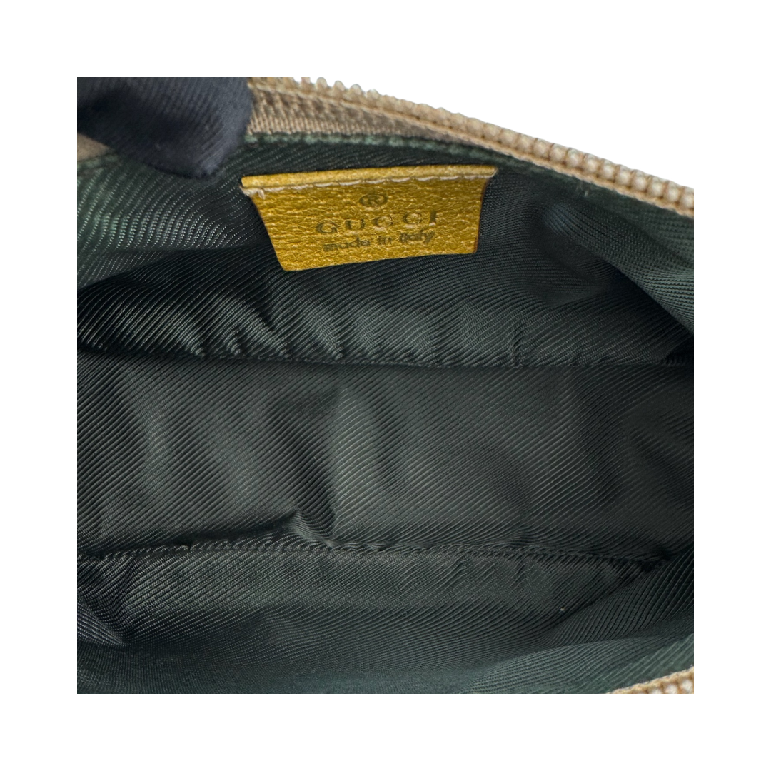 Gucci Brown GG Canvas Boat Pochette