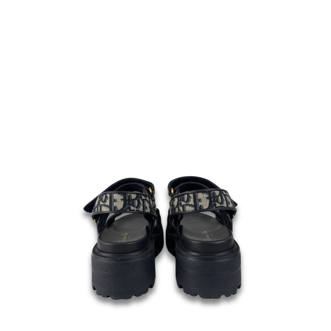 Dior Dioract Platform Sandals - Size 37