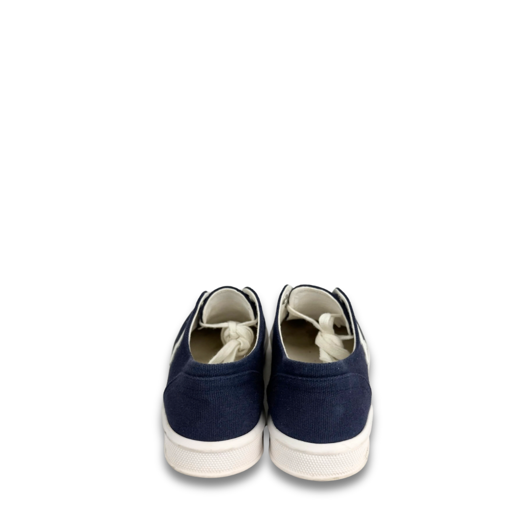 Celine Navy Canvas Sneakers - Size 38