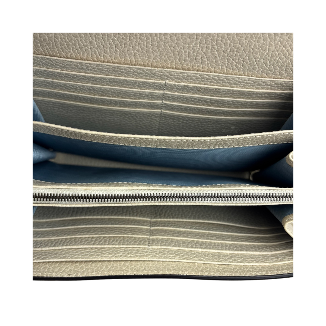 Gucci White Garden Dionysus Chain Wallet