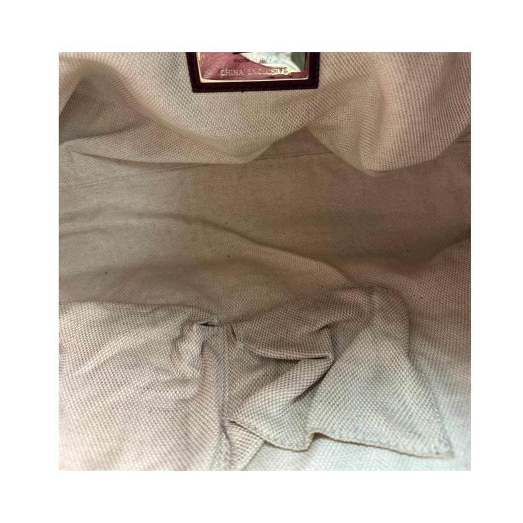 Gucci Metallic Purple Soho Chain Tote