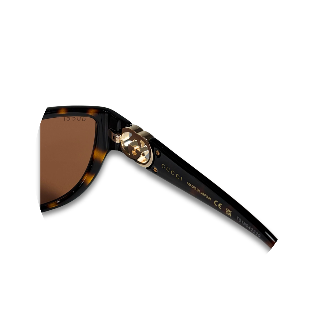 Gucci Cateye Tortoiseshell Sunglasses