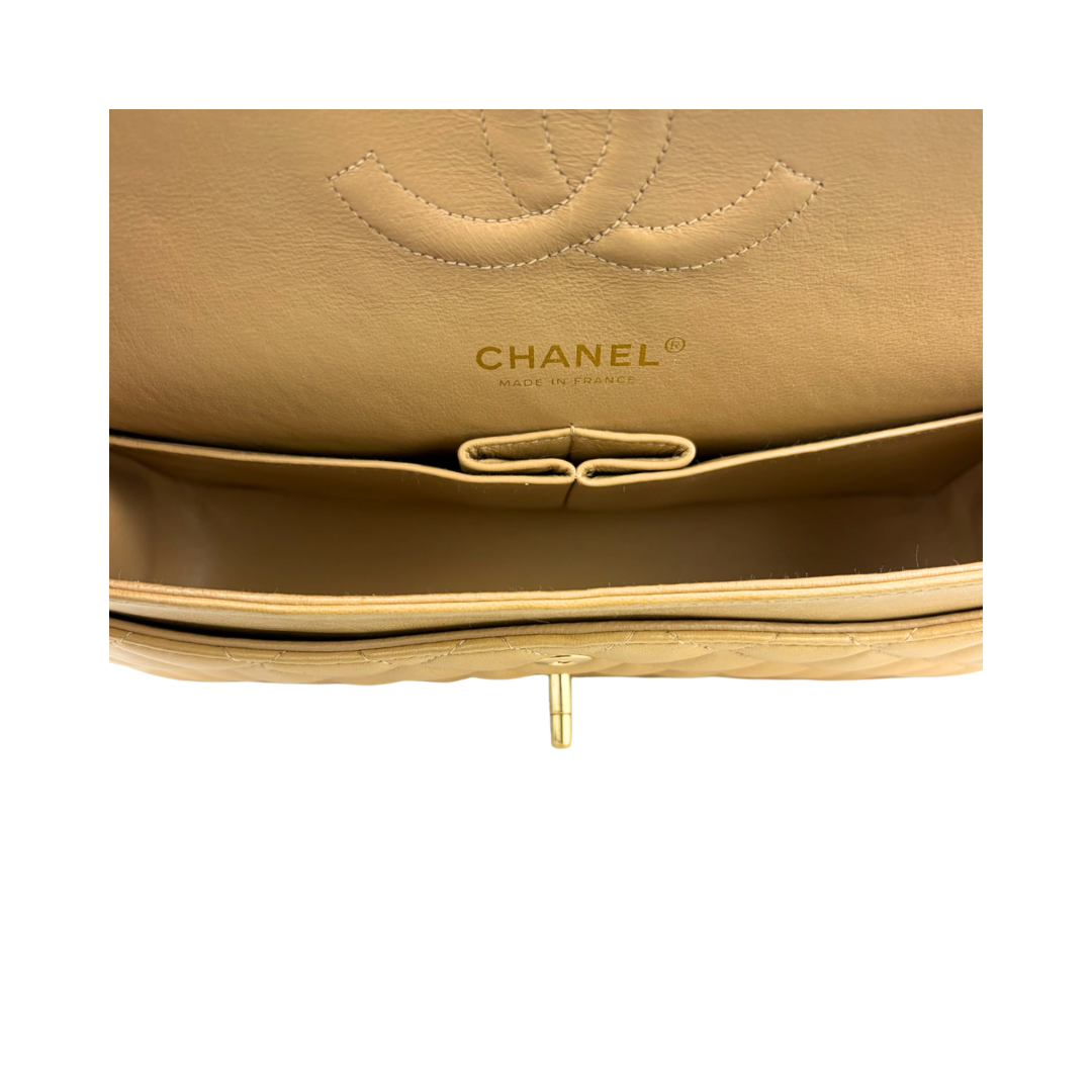Chanel Classic Beige Medium Double Flap