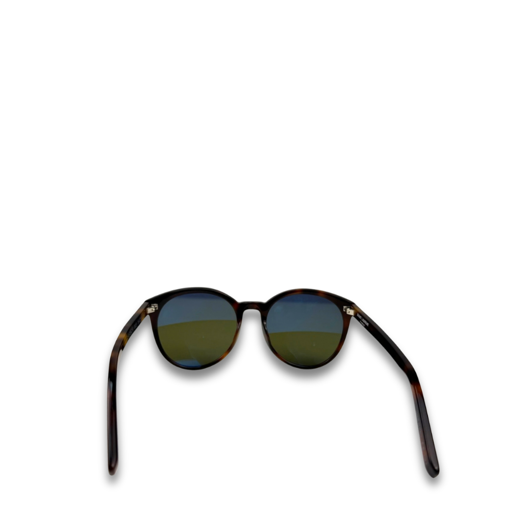 YSL Tortoiseshell Round Sunglasses