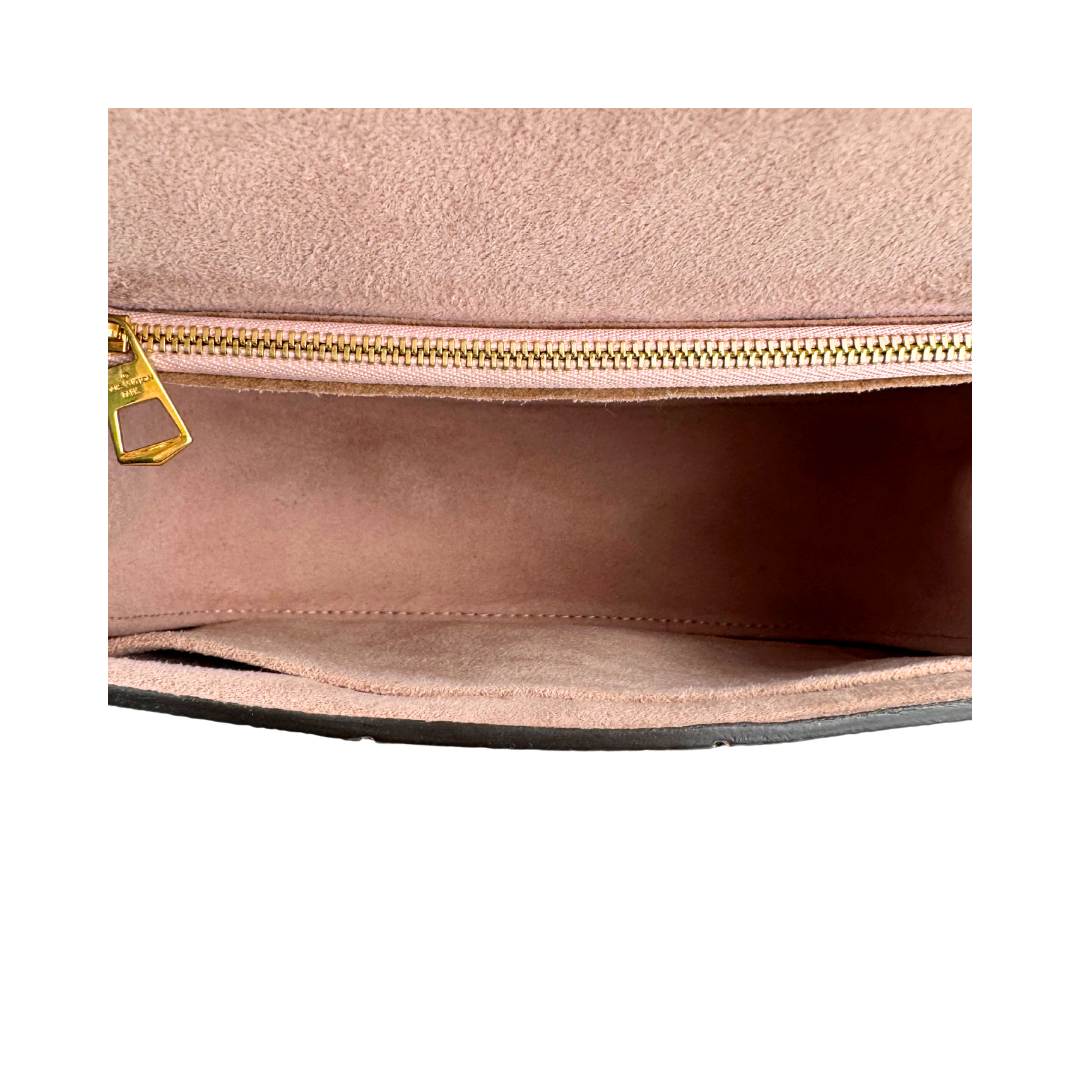 Louis Vuitton Damier Ebene Cuir Taurillon Wight Ballerine