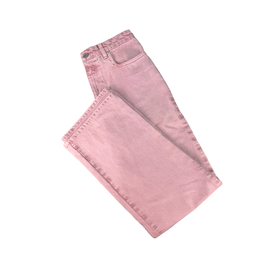 Miu Miu Pink Straight Leg Jeans - Size 25