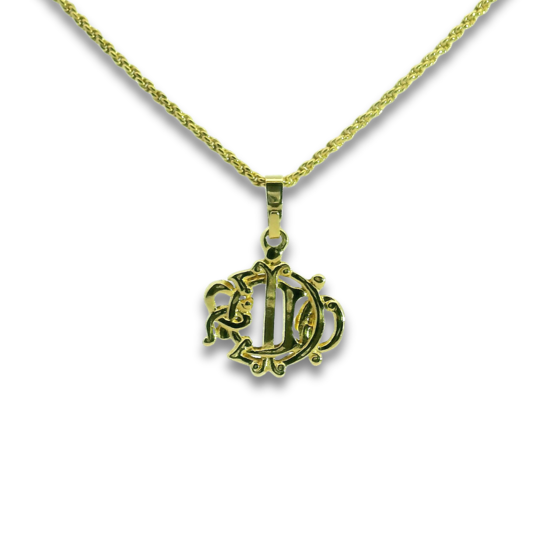 Dior Gold CD Necklace