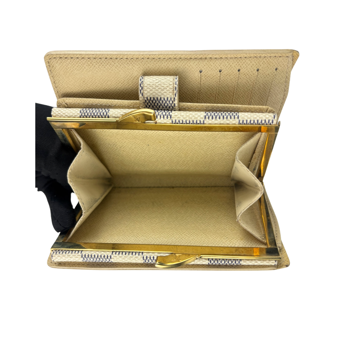 Louis Vuitton Damier Azur French Purse Wallet