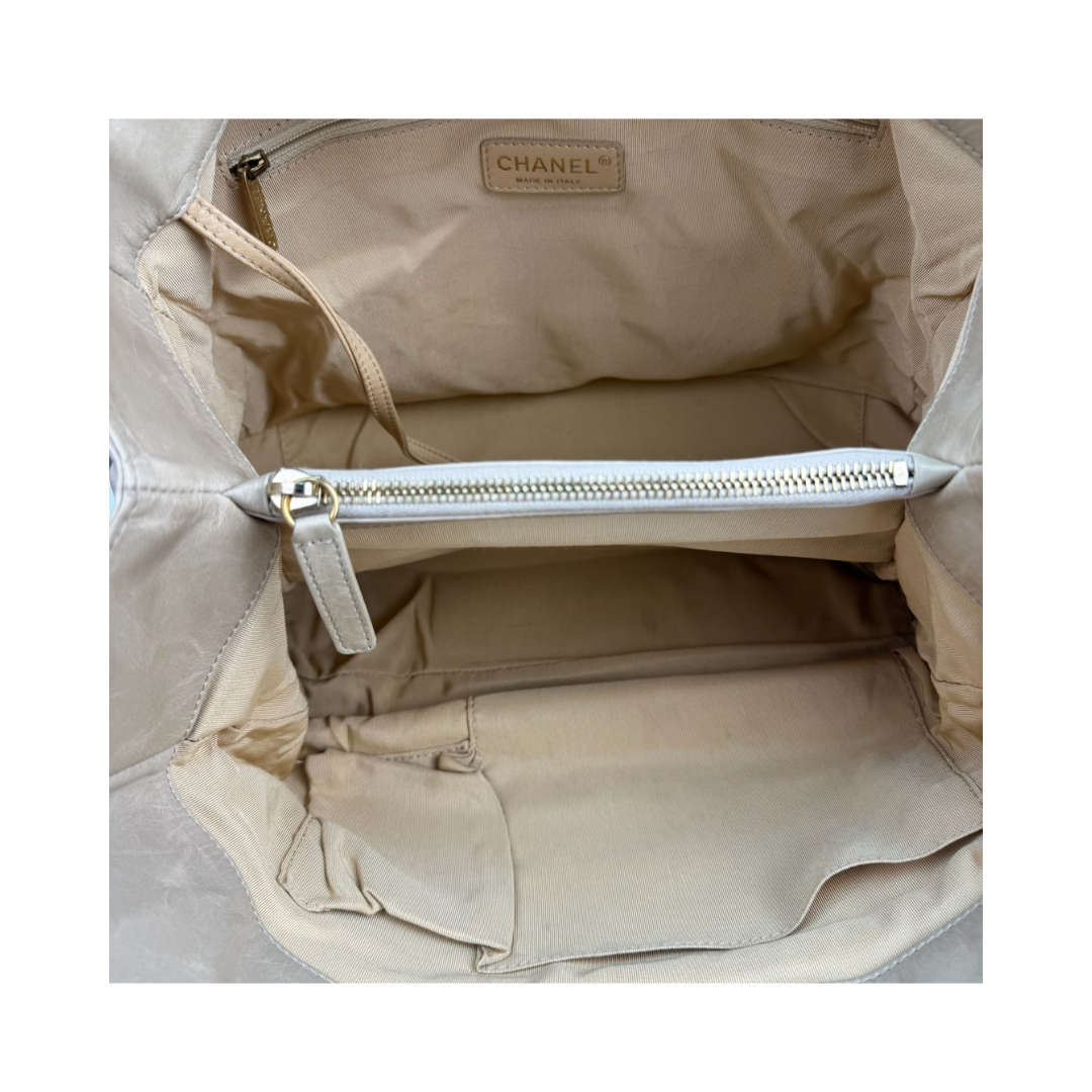 Chanel Beige In The Mix Shopping Tote