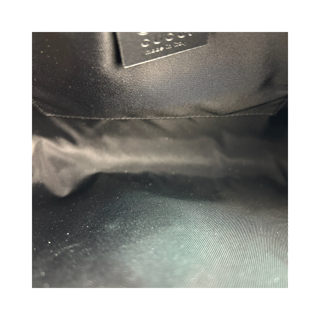 Gucci Black Techno Canvas Web Belt Bag