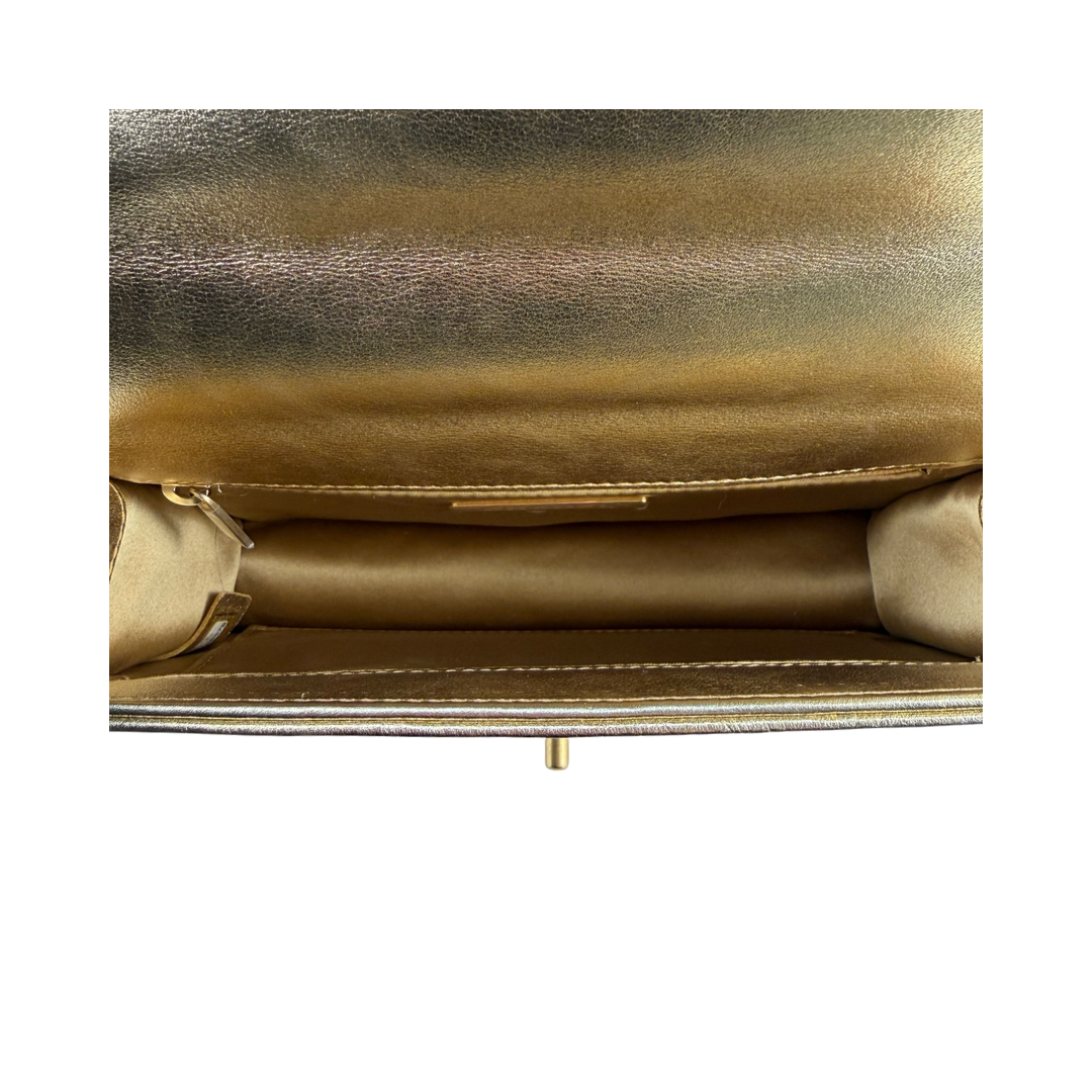 Chanel Metallic Cocallover Small Flap Bag