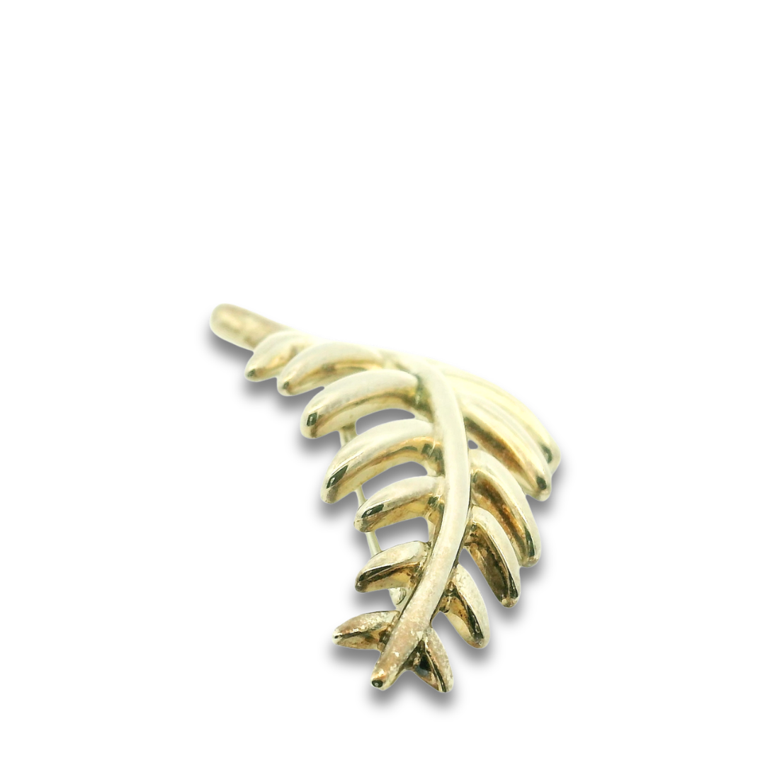 Tiffany & Co. Sterling Silver Leaf Pin