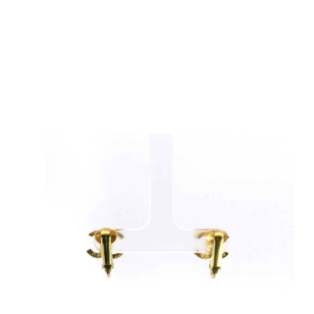 Chanel Dainty CC Huggie Clip-On Earrings