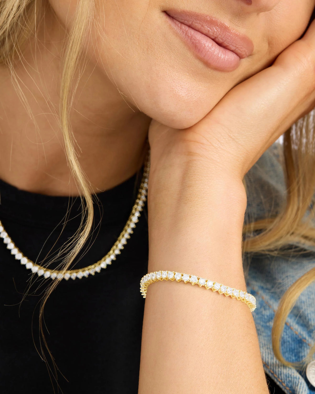 Melinda Maria Not Your Basic Tennis Bracelet 3mm