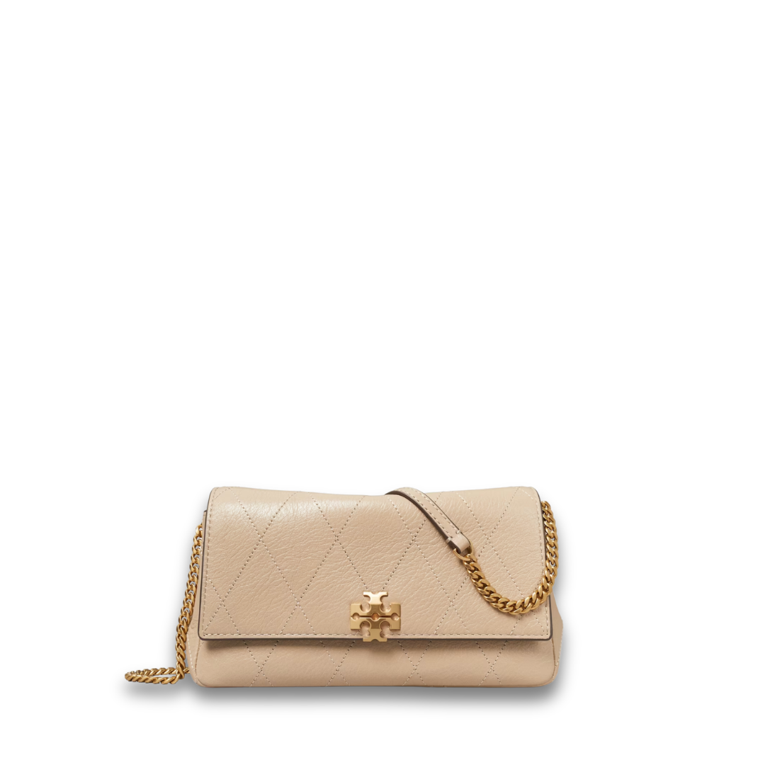Tory Burch Charlie Quilted Chain Wallet
