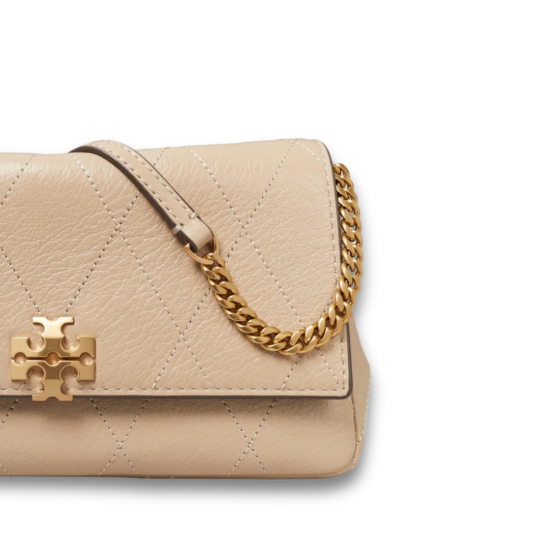 Tory Burch Charlie Quilted Chain Wallet