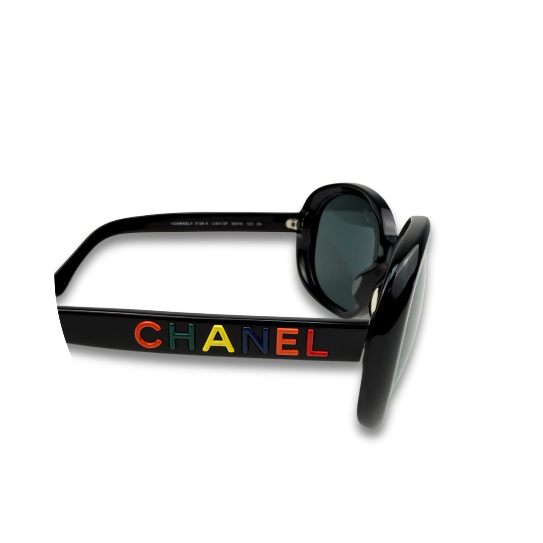 Chanel Rainbow Logo Sunglasses